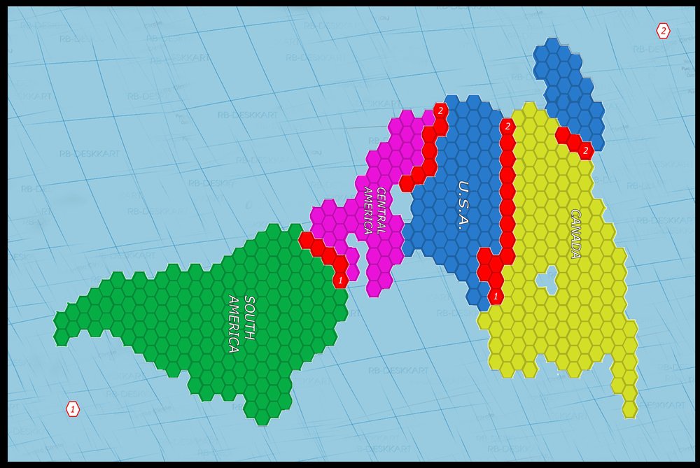 Death of Liberty Americas map